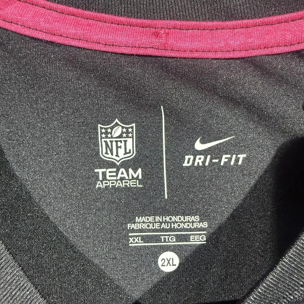 Atlanta Falcons Shirt Mens 2XL Gray NFL Football Nike Dri Fit Crucial Catch